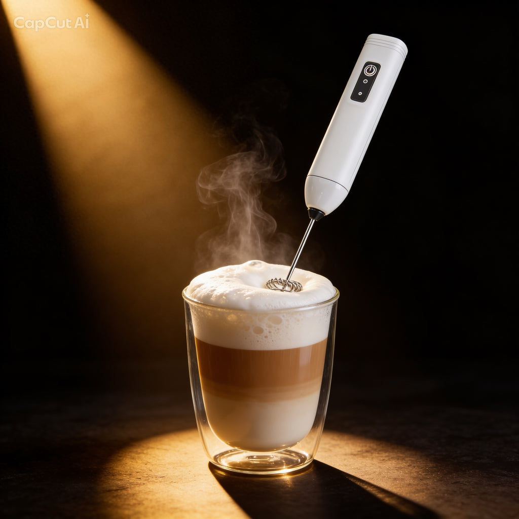 Brewhaven Wireless Frother — Café Quality Lattes at Home in 60 Seconds