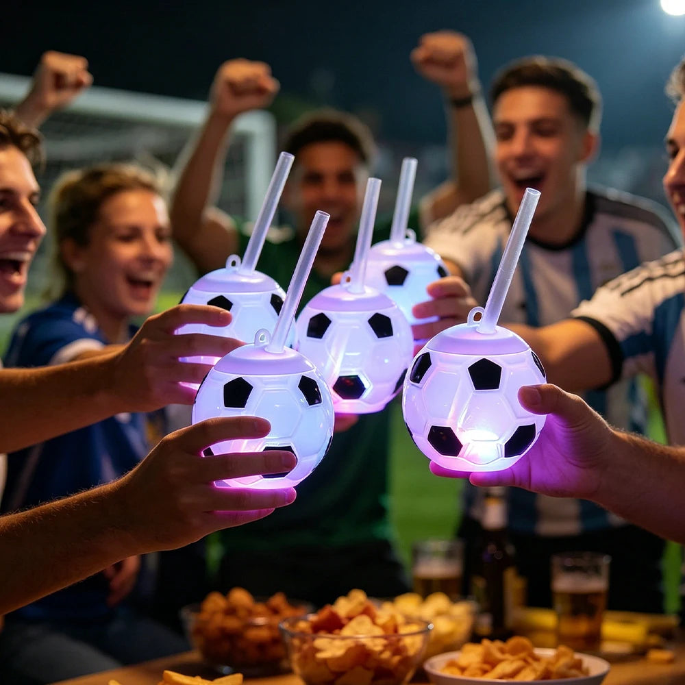 Soccer Fan Tumbler | 710ML Reusable Stadium Cup