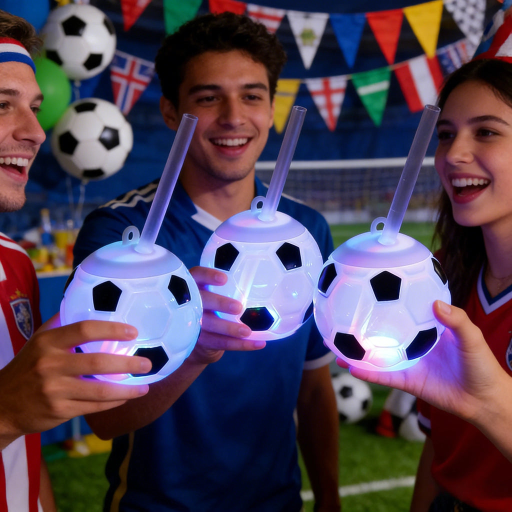 Soccer Fan Tumbler | 710ML Reusable Stadium Cup